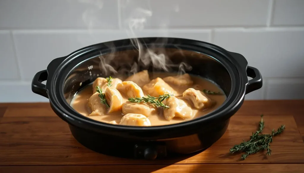 crockpot chicken and gravy