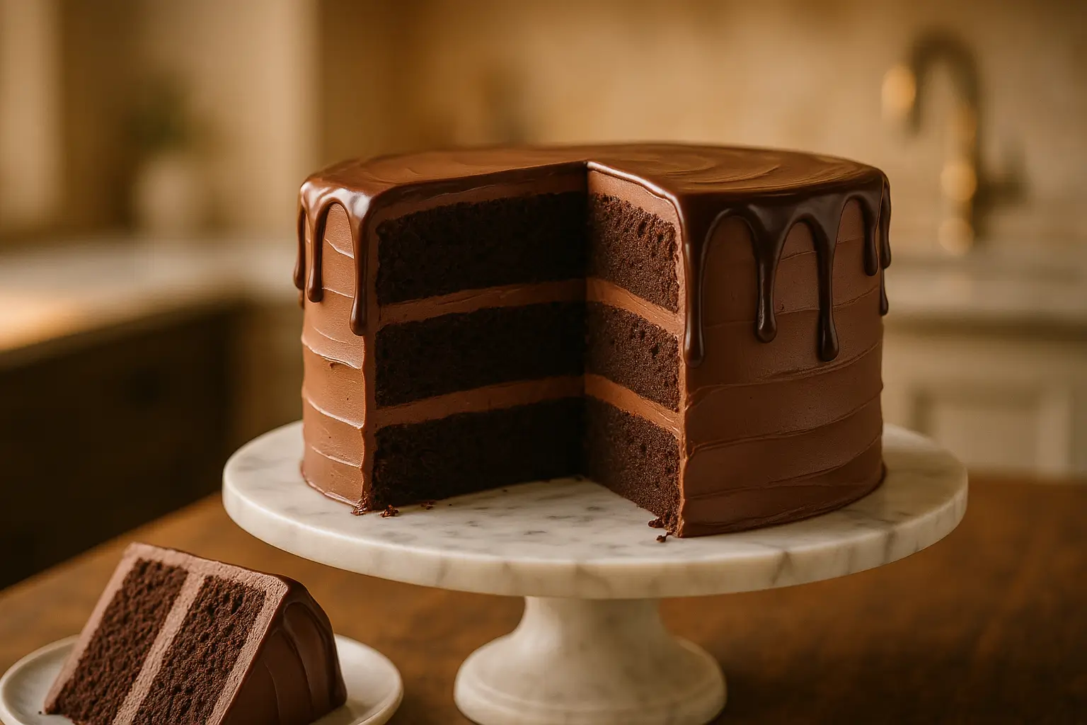 triple chocolate cake